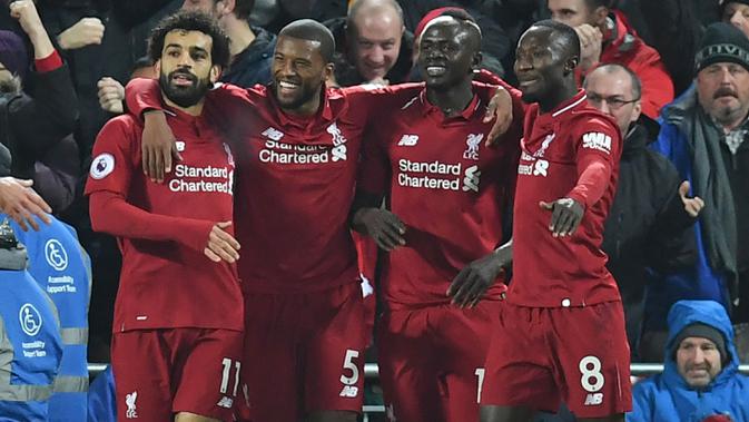 Liverpool masih bersaing ketat dengan Manchester City di papan klasemen (AFP/Paul Ellis)