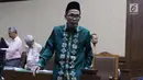 Terdakwa dugaan suap seleksi pengisian jabatan di Kementerian Agama, M Muafad Wirahadi saat jeda sidang lanjutan di Pengadilan Tipikor, Jakarta, Rabu (10/7/2019). Sidang mendengar keterangan saksi. (Liputan6.com/Helmi Fithriansyah)