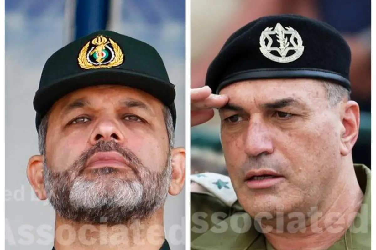 Brigadir Jenderal Ahmad Vahidi dan Letnan Jenderal Eyal Zamir