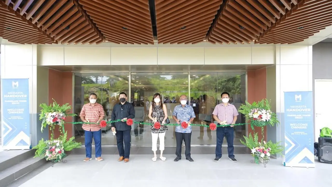 Meikarta melakukan serah terima perdana unit Timberlake Tower pada Sabtu (3/9/2022). (Dok Meikarta)
