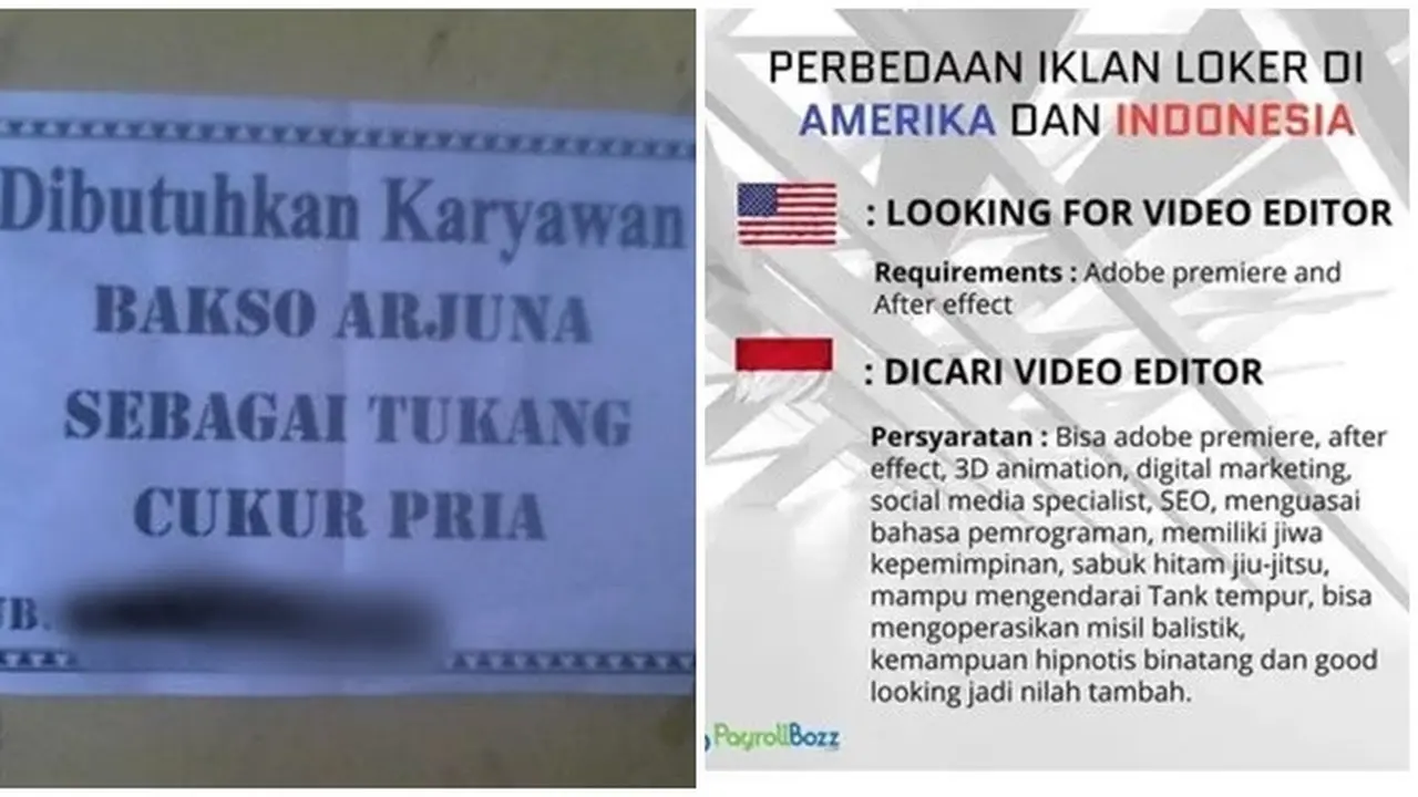 10 Potret Syarat Lowongan Kerja di Iklan Ini Bikin Tepuk Jidat, Tak Biasa