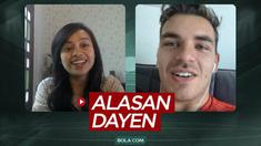 Berita video potongan wawancara dalam rubrik "Lebih Dekat" Dayen Gentenaar, soal alasannya ingin main untuk Timnas Indonesia dan mencoba berkarier di Liga 1.