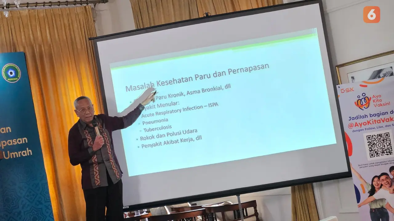 Ketua Majelis Kehormatan Perhimpunan Dokter Paru Indonesia (PDPI), Profesor Tjandra Yoga Aditama