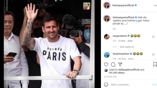 6 Editan Kaos Lionel Messi Usai Gabung PSG Ini Bikin Senyum-senyum