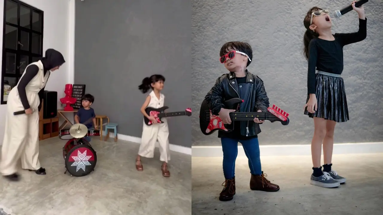 Anak Tantri Kotak Bergaya Band Rock