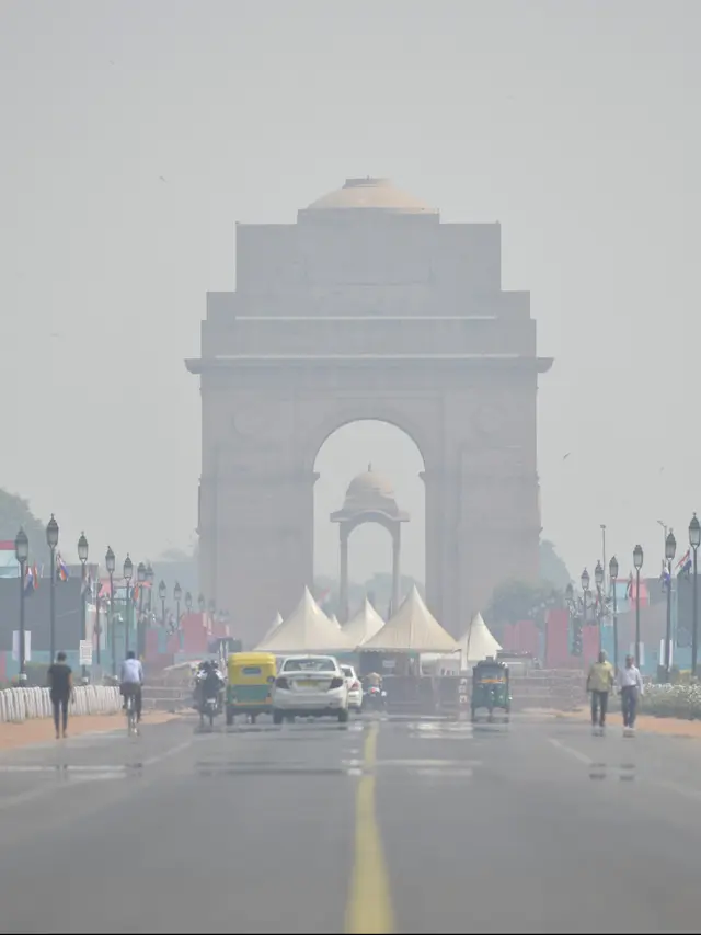 Penampakan New Delhi yang Dipenuhi Polusi Udara