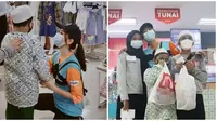 Momen Glenca Chysara ajak anak-anak yatim belanja baju di mall. (Sumber: Instagram/@glencachysaraofficial)