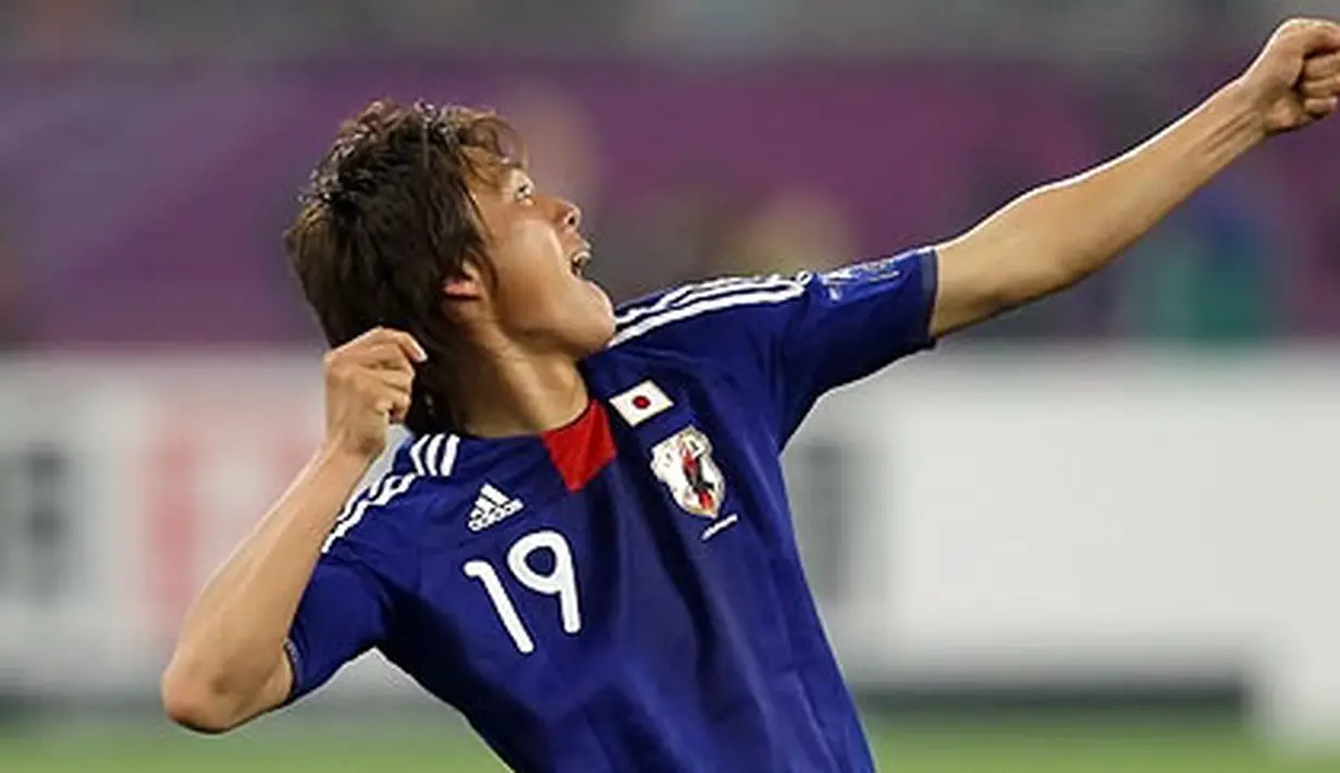Gol Tadanari Lee di masa extra time mengantar Jepang mengalahkan Australia 1-0 dalam partai final Piala Asia di Doha, Qatar, 29 Januari 2011. AFP PHOTO/KARIM JAAFAR