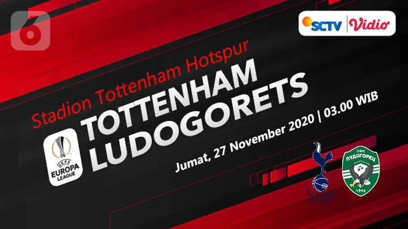 PREDIKSI Tottenham Hotspur vs Ludogorets Razgrad