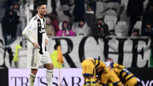 Ekspresi Cristiano Ronaldo Saat Juventus Ditahan Imbang Parma