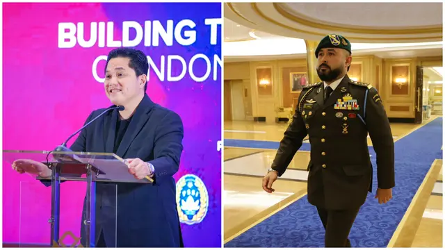 Ketua PSSI, Erick Thohir, dan bos Johor Darul Ta'zim (JDT), Tunku Ismail Idris.