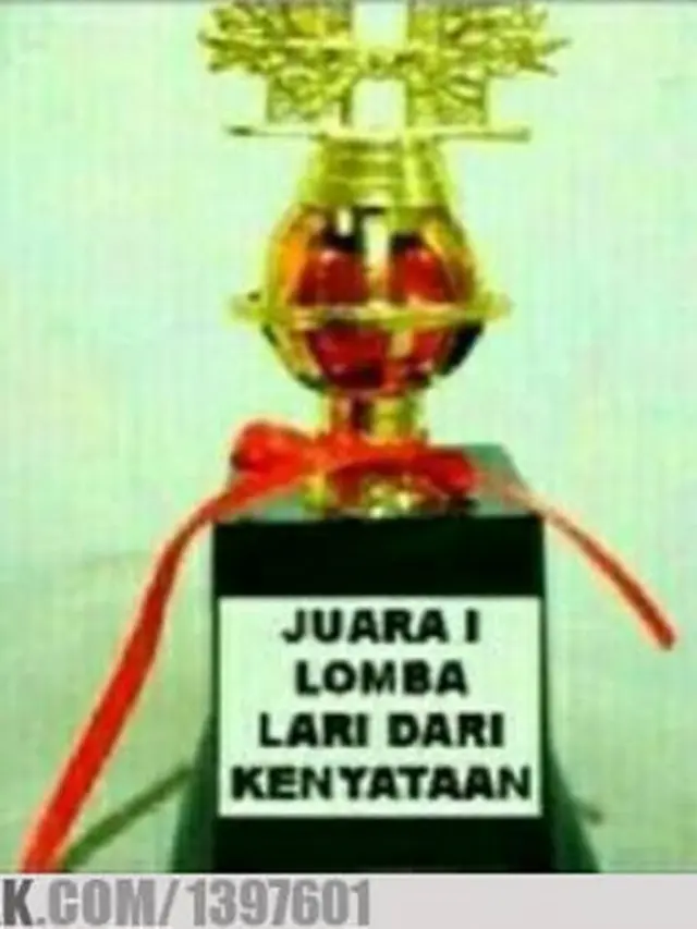 5 Editan Piala Juara Jadi Sobat Sedih Ini Bikin Tepuk Jidat