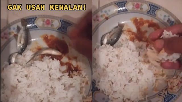 Viral Pria Ini Makan Ikan yang Masih Hidup, Bikin Warganet Geli