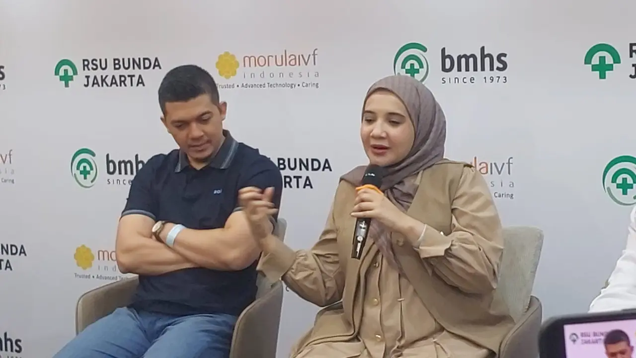 Irwansyah dan Zaskia Sungkar. (M Altaf Jauhar/ Liputan6.com)