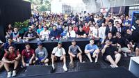 Vidio menggelar acara Nonton Bareng (Nobar) Final NBA 2025 yang berlangsung di Zona Blu, Gelora Bung Karno (GBK), Jakarta, Sabtu (14/6/2026).