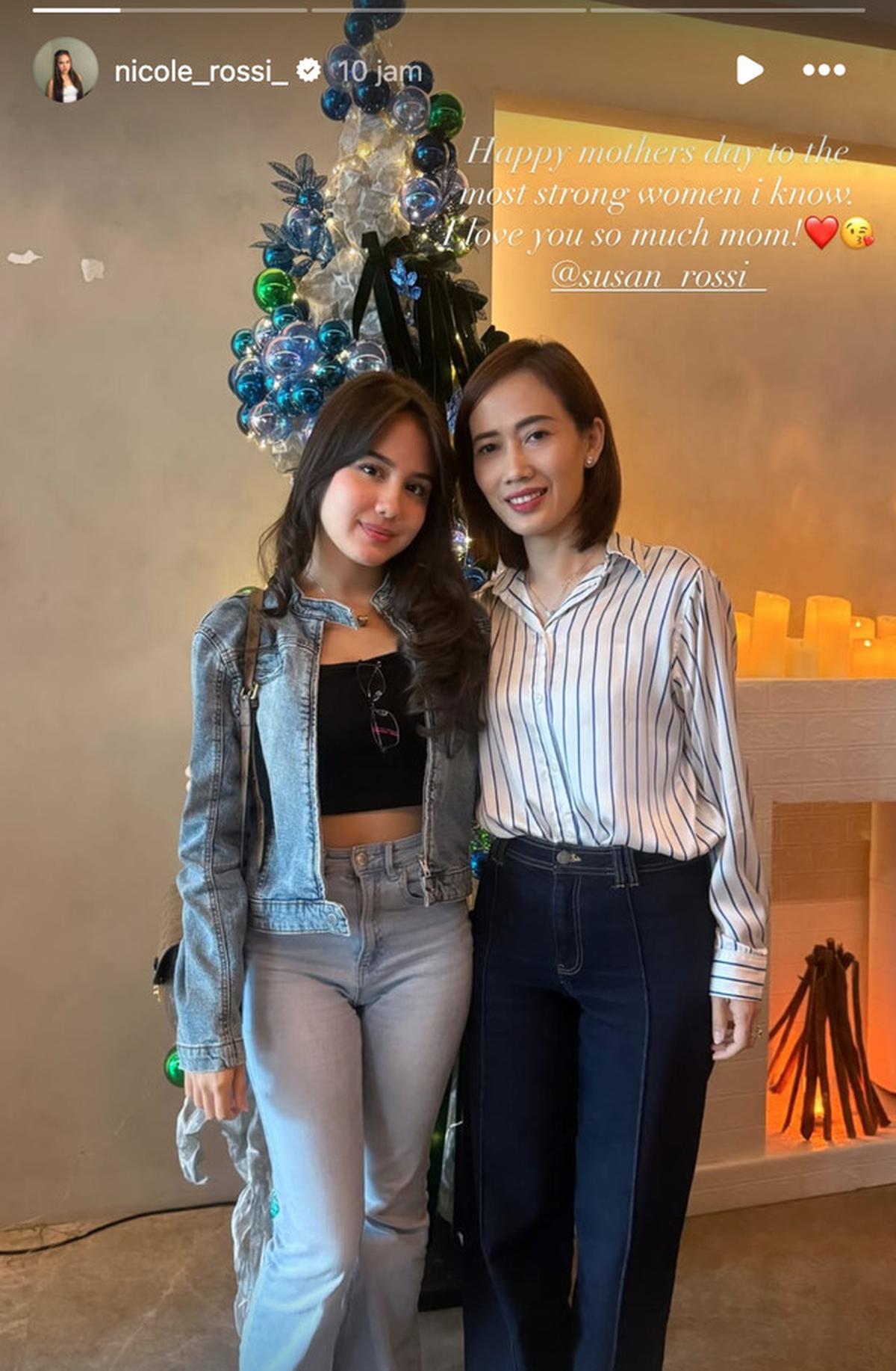 Nicole Rossi Rayakan Hari Ibu dengan Melukis Wajah Ibunda, Ungkap Tradisi Keluarga Pantang Bilang Bye