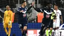 Bordeaux akhirnya mulai membuahkan hasil di menit 78 setelah Albert Elis berhasil menjebol ke gawang Keylor Navas. (AFP/Philippe Lopez)