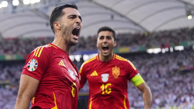Foto: Melihat Gol Dramatis Mikel Merino yang Membawa Spanyol Melaju ke Semifinal Euro 2024