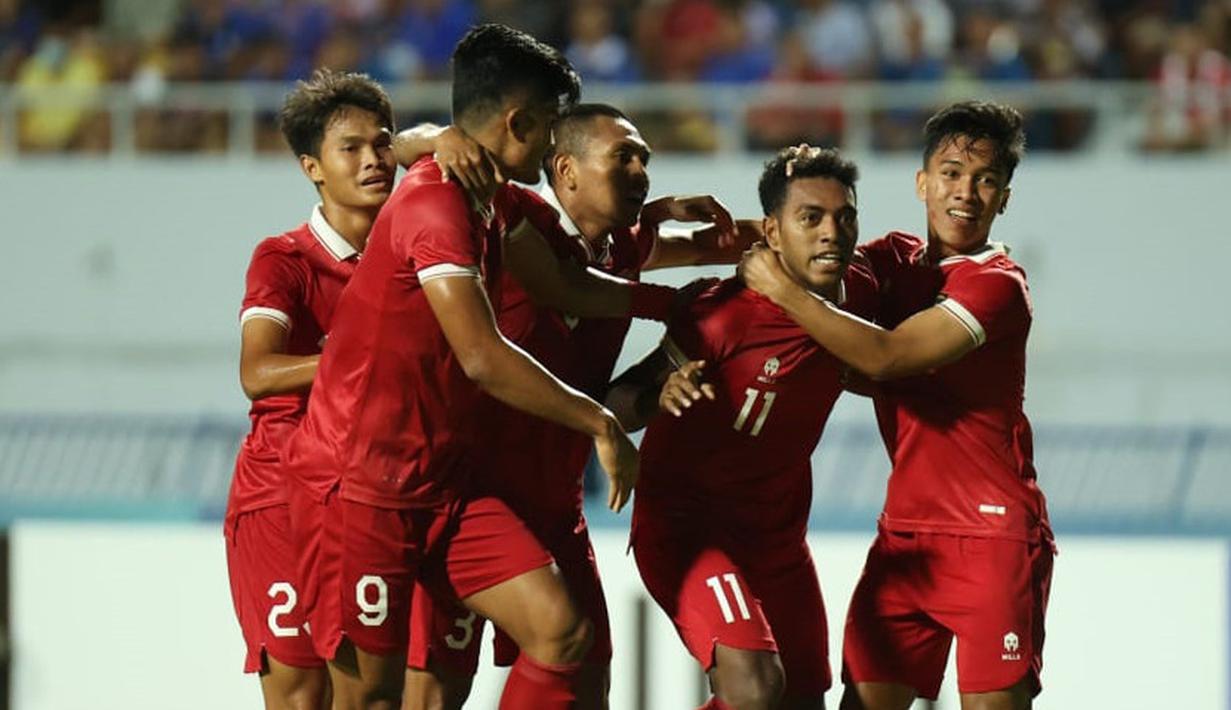 Ketiga gol Timnas Indonesia U-23 dicetak Jeam Kelly Sroyer, Muhammad Ferarri, dan gol bunuh diri Natcha Prosomboon. Adapun Thailand U-23 hanya mampu membalas sekali lewat Chukid Wanpraphao. (Dok. PSSI)