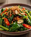 Resep Tumis Genjer Bumbu Terasi ala Rumahan (AI generated)