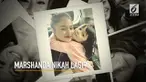 Marshanda menggunggah video singkat di akun Instagramnya, dirinya tengah menjalani ijab kabul.