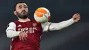 Sead Kolasinac sebelumnya dikabarkan akan meninggalkan Arsenal pada bursa transfer musim panas kemarin, tetapi nyatanya tidak. Ia memilih menetap di klub yang ia bela sejak 2017 lalu, padahal kontraknya akan habis pada 30 Juni 2022. (AFP/Glyn Kirk)