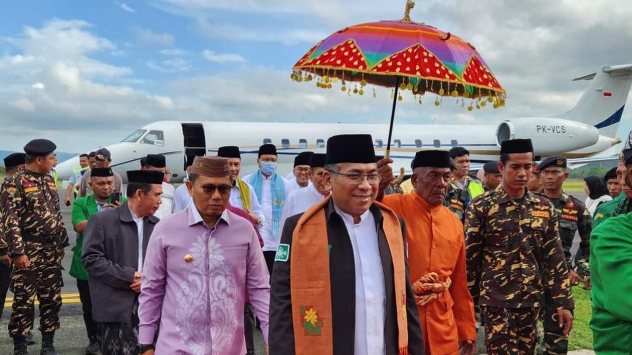 K.H. Yahya Cholil Staquf berkunjung ke Provinisi Gorontalo