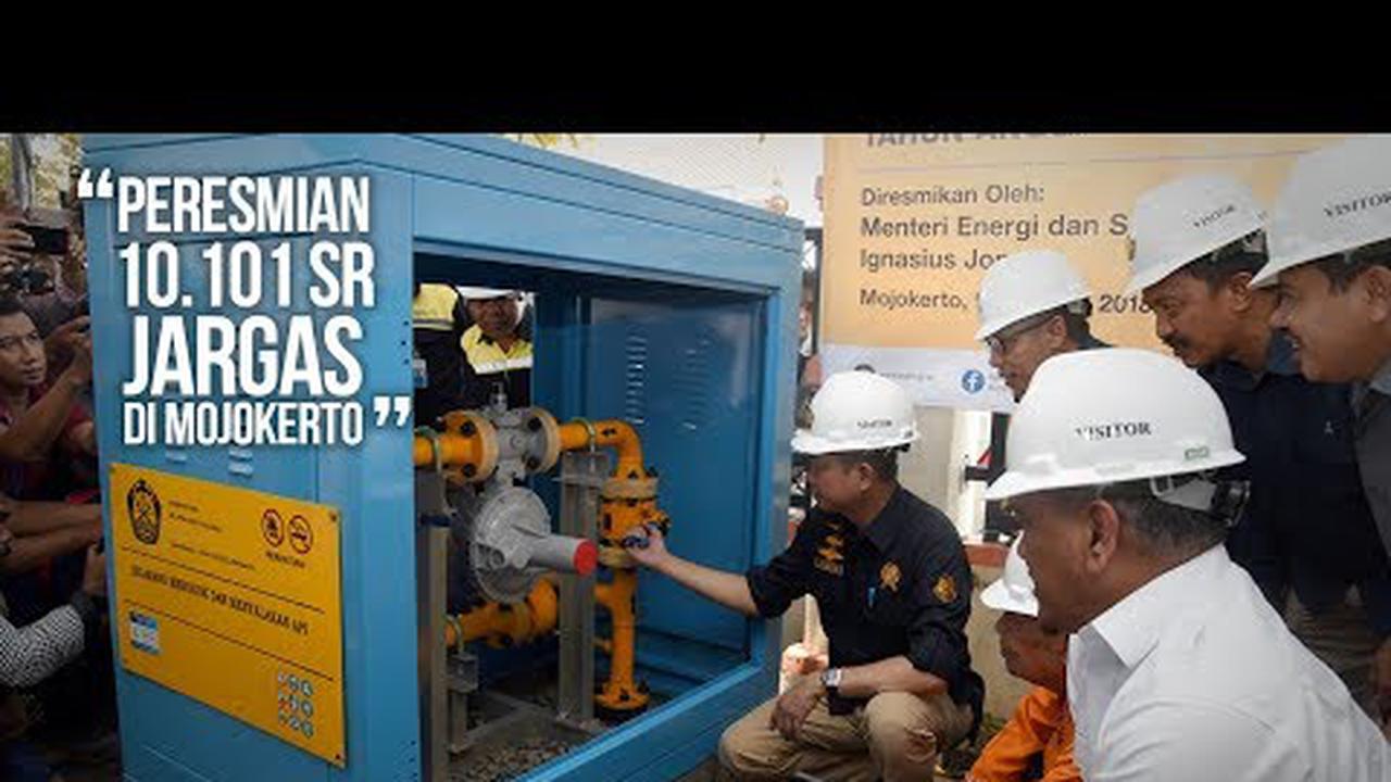 Menteri ESDM resmikan 10.101 SR jargas rumah tangga di Mojokerto