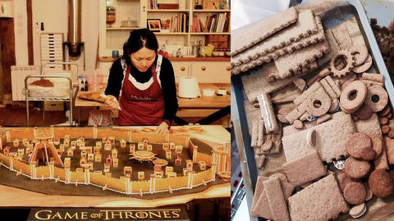 Cake decorator berdarah Indonesia buat peta Game of Thrones dari kue