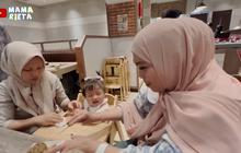Aksi Tutup Mulut Baby Lily Disuapi Rieta Amilia, 'Bank Pusat' Sebut Sang Cucu Sudah Bisa Ngambek