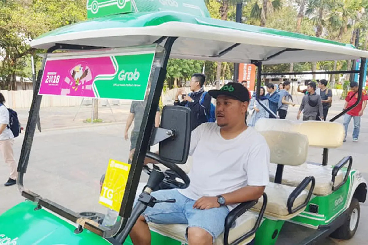 Grab Sediakan 20 Mobil Golf Mudahkan Mobilisasi Pengunjung dan Atlet Asian Para Games ke GBK