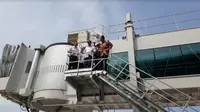 Menteri Perhubungan Budi Karya Sumadi meninjau New Yogyakarta International Airport (NYIA) di Kulon Progo, Yogyakarta (Foto: Liputan6.com/Ilyas I)