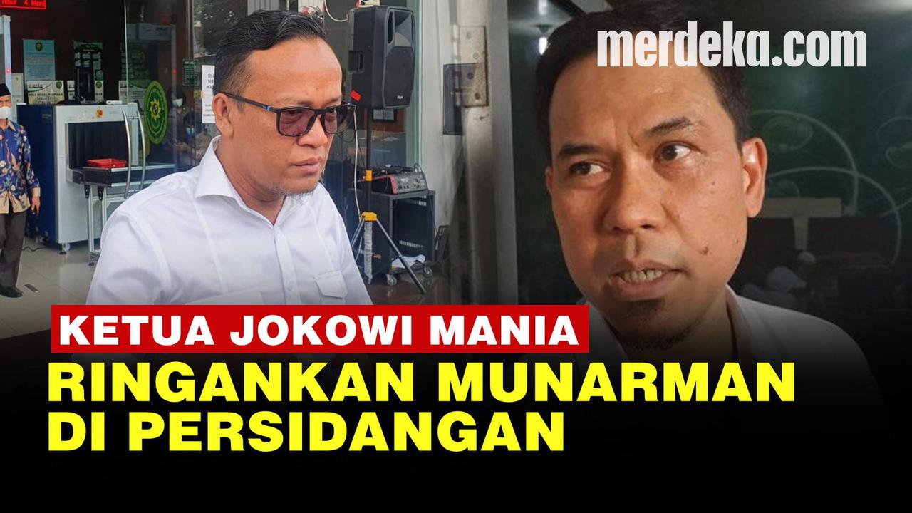 VIDEO: Ketua Jokowi Mania Jadi Saksi Meringankan Munarman di Sidang Terorisme