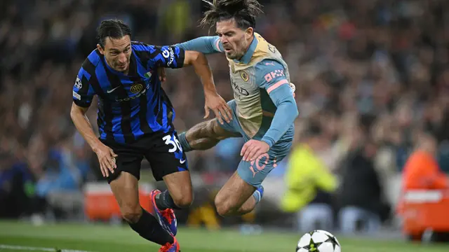 Bermain Imbang Tanpa Gol, Manchester City-Inter Milan Berbagi Satu Poin di Liga Champions 2024/2025