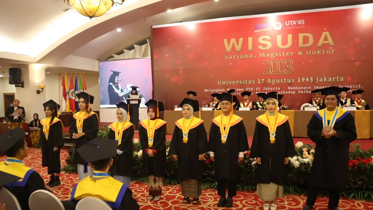wisuda angkatan 2023 di Sports Mall Kelapa Gading, Jakarta Utara. (Istimewa)