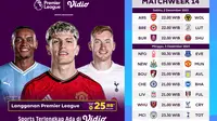 Jadwal dan Link Live Premier League Matchweek 14 di Vidio