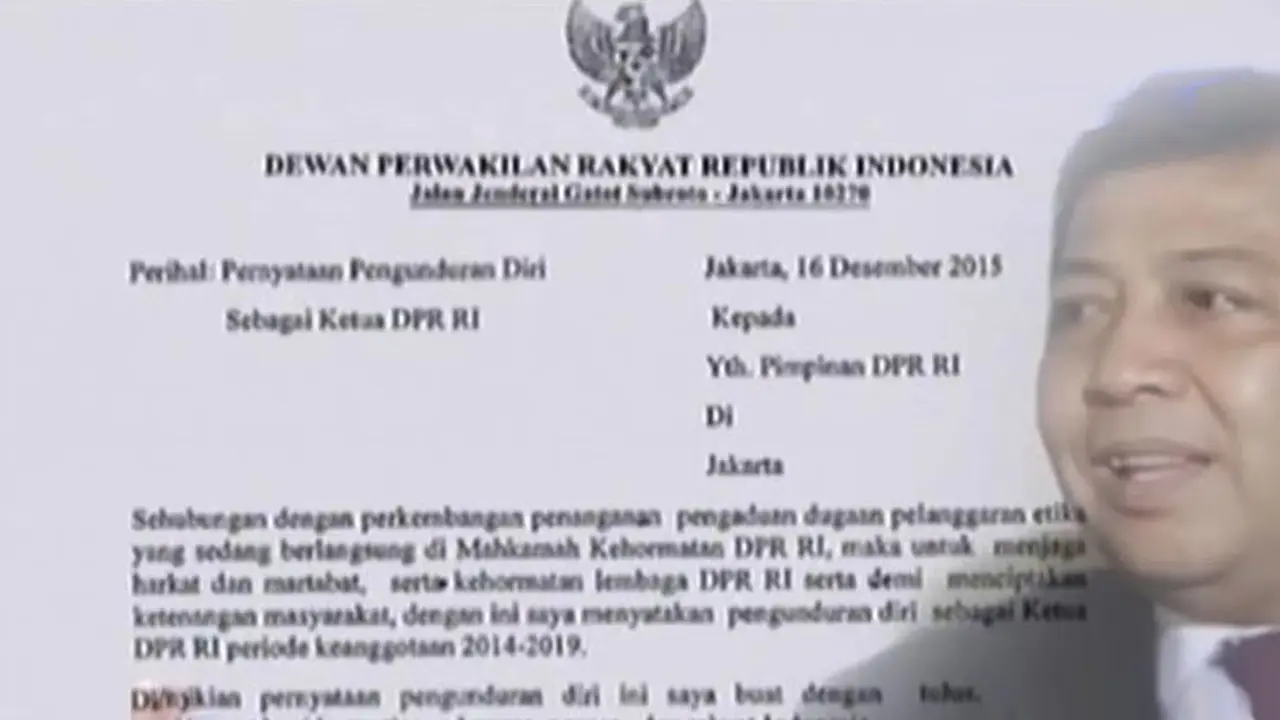 Segmen 2: Mundurnya Setya Novanto dari Ketua DPR