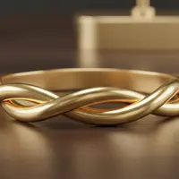 Gelang emas bangle 3-5 gram (Foto: Gemini AI)