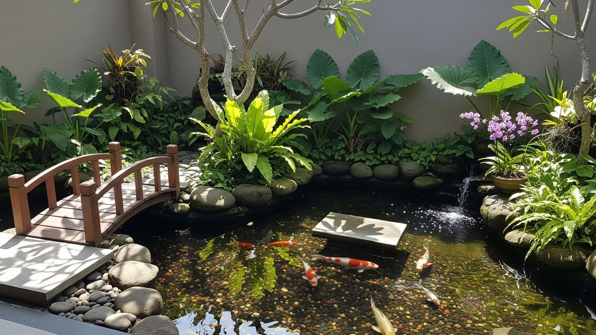 8 Inspirasi Kolam Ikan Dangkal ala Jepang untuk Halaman Rumah Kecil, Asri Buat Rileksasi