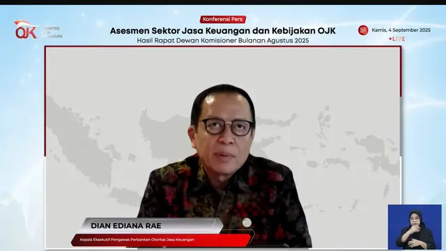 Kepala Eksekutif Pengawas Perbankan OJK, Dian Ediana Rae. (Foto: tangkapan layar/ Tira Santia)