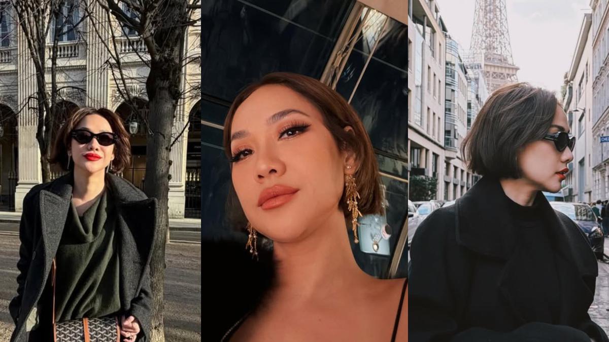 Gaya Serba Hitam Bunga Citra Lestari yang Anti Membosankan Liburan di Paris