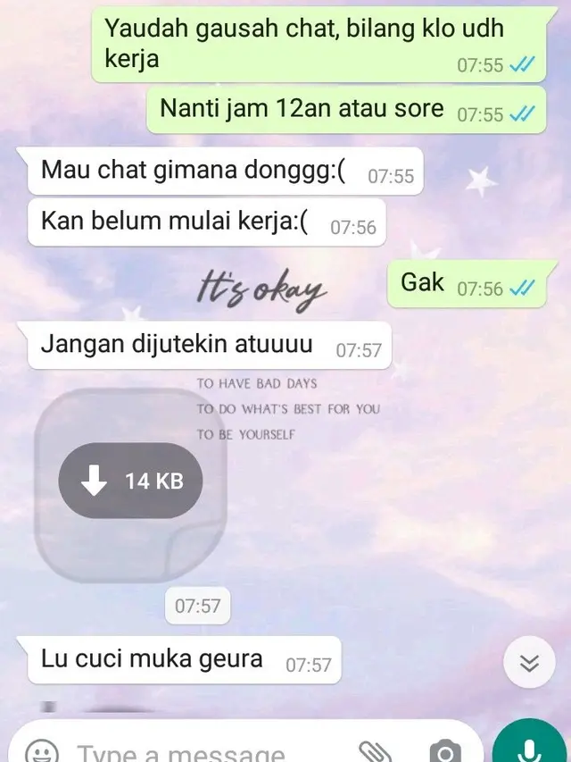 7 Chat Jutek dari Pacar Ini Malah Bikin Geregetan Bacanya