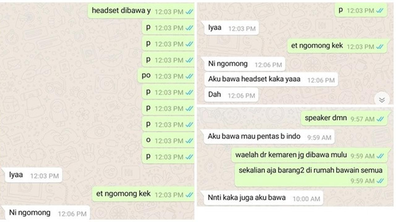 6 Chat Kocak Antar Saudara Ini Bikin Geleng Kepala