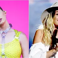 Tunjukkan dua image berbeda, Katy Perry dan Miley Cyrus disebut bertukar jiwa.