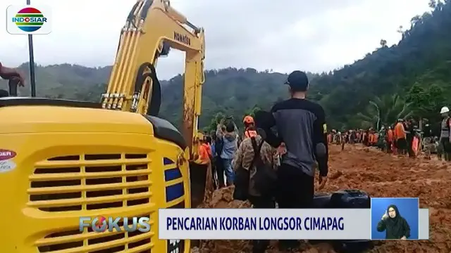Percepat Evakuasi Korban Longsor Sukabumi, BNPB Tambah Alat Berat