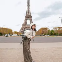 Potret Fuji saat berlibur di Paris (Sumber: Instagram/@fuji_an)