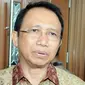 Marzuki Alie menjadi saksi yang meringankan bagi terdakwa Suryadharma Ali di Pengadilan Tipikor, Jakarta, Senin (7/12/2015).(Helmi Afandi)