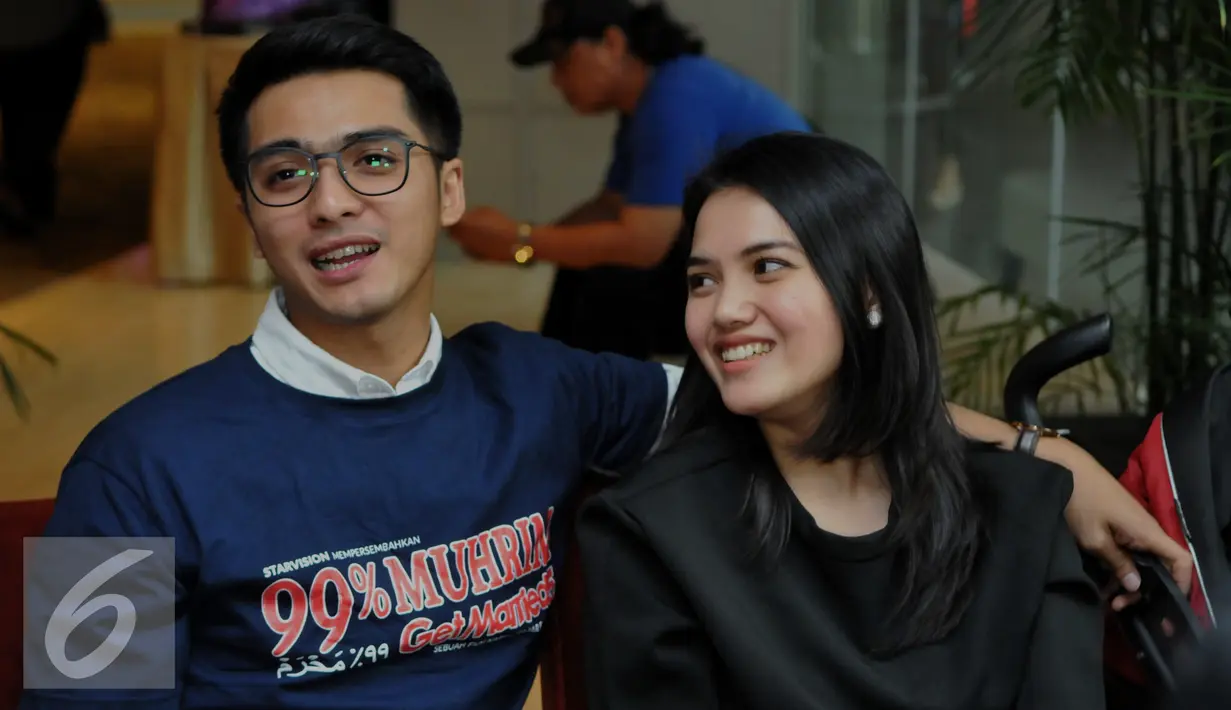 Aktor Ricky Harun dalam film Get Married 5 berperan sebagai Jali yang posesif, ditemui dalam press screnning film GET MARRIED 5 di Epicentrum XXI, Selasa (28/07). (Liputan6.com/Panji Diksana) 