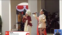 Kris Dayanti dan Melly Goeslaw Tampil Duet di Istana Negara HUT ke-81 RI, Bawakan Dua Lagu