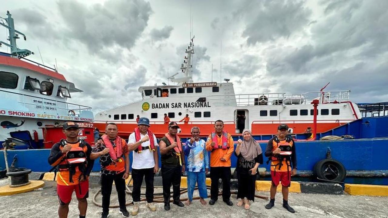 Basarnas Ternate Berhasil Lakukan Penyelamatan Dramatis Dua Nelayan di Perairan Batang Dua